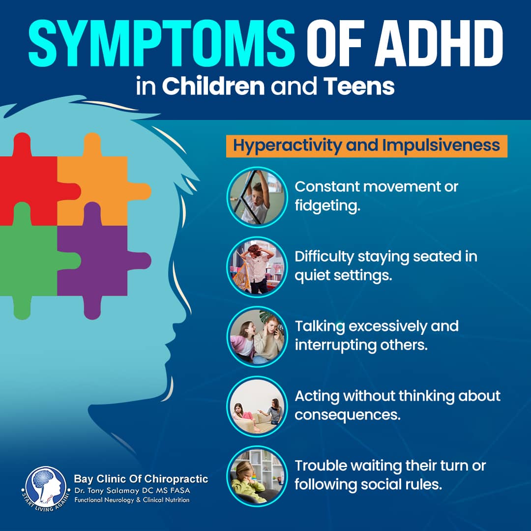 symptoms of adhd hyperactivity and impulsiveness