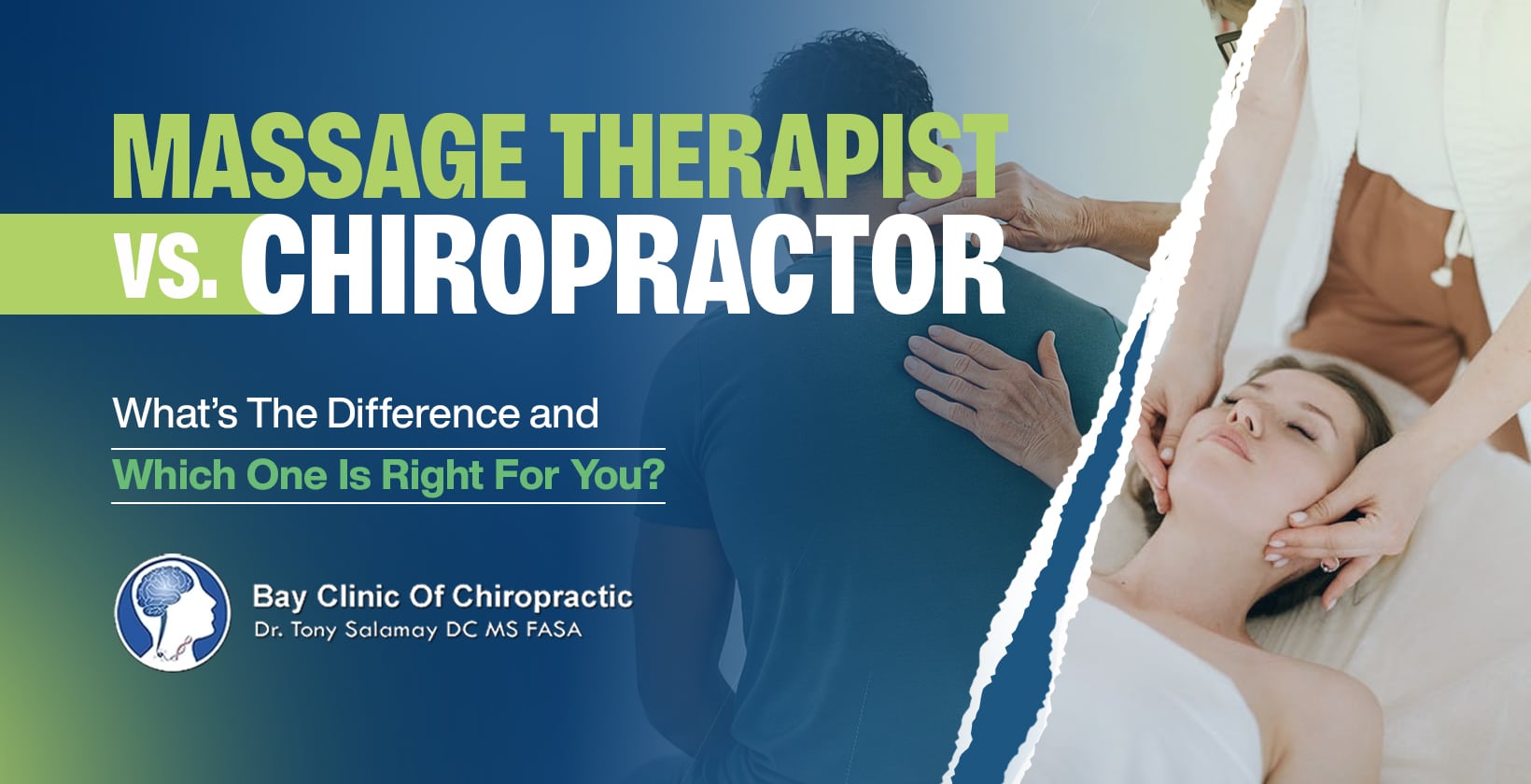 chiropractic care vs massage therapist